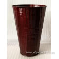 Red plant pot bucket